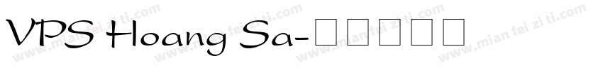 VPS Hoang Sa字体转换